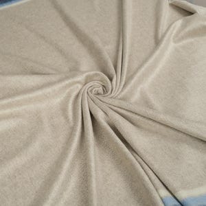 Coat Cashmere Mohair Wool Fabric By the Panel Size 53&quot;x63&quot; (135x160 cm) Designer Italian Wool Fabric For Coat 380 GSM