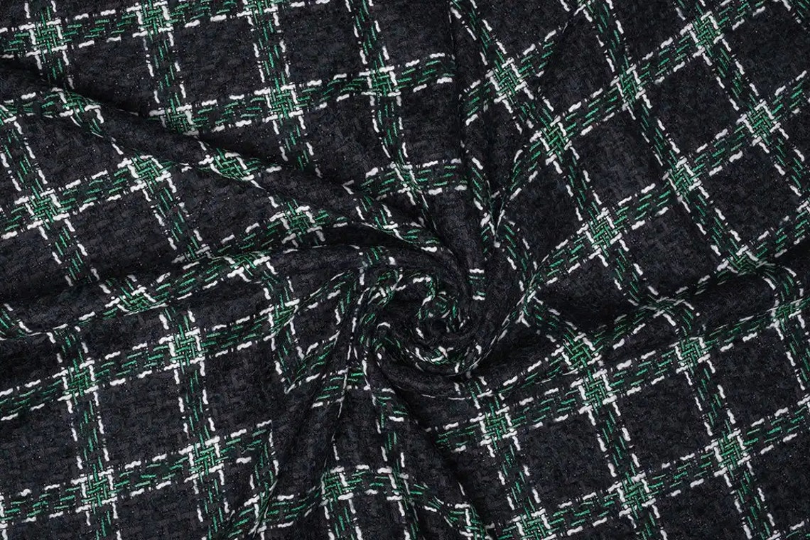 Italian Wool TWEED by the Yard / FABRIC Tweed 500 Gr Light Etsy