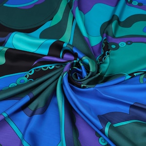 Designer Italian Silk Twill -  Luxurious & Perfect 100% mulberry silk twill - Extra Wide 55”(140 cm) - Cut to order from 1 Meter (1.1 Yards)