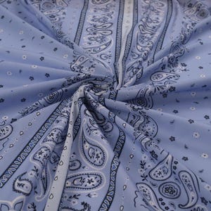 Designer Fabric Italian Cotton Batiste By the Panel 52" x 57" (135x145 cm) Exclusive Light Summer Fabric Cotton For Clothing & Craft