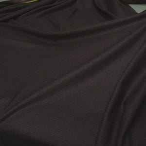 Italian Merino Wool Suiting Fabric | Bird’s Eye Weave | Luxury Tailoring Material | Blazer Skirt Dress Trousers Sewing Fabric image 3