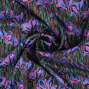 Designer Italian Fabrics SILK By the Yard 100% Natural Silk High Quality Italian Silk 55&quot; Wide for Sewing & Craft 55