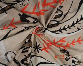 Designer Italian Cotton Fabric with Stretch - Soft Summer Fabric Perfect For Clothes & Craft - Sold by the Panel
