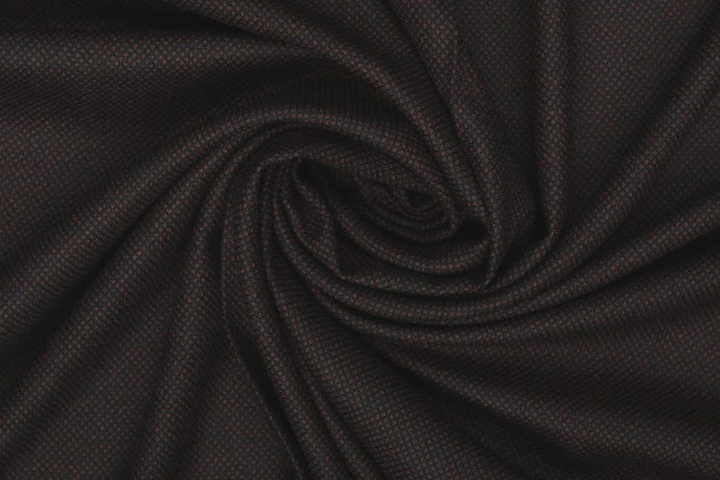 Italian Merino Wool Suiting Fabric | Bird’s Eye Weave | Luxury Tailoring Material | Blazer Skirt Dress Trousers Sewing Fabric image 7