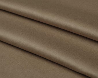 Italian 100% Cashmere Fabric – Caramel Toffee Coat Material, Luxury Wool for Coats & Jackets