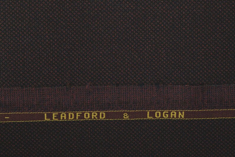 Italian Merino Wool Suiting Fabric | Bird’s Eye Weave | Luxury Tailoring Material | Blazer Skirt Dress Trousers Sewing Fabric image 2
