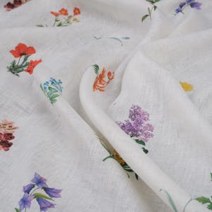 Italian Linen Fabric by the Yard Designer Fabric Exclusive Collection Versatile Chic Linen Perfect for Clothing & Crafts 57&quot; (145 cm) Wide