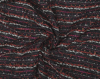 Italian Bouclé Fabric – Luxury Textured Wool Blend for Jackets, Coats, Skirts & Couture Projects
