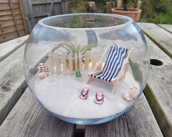 Beach Diorama deck chair