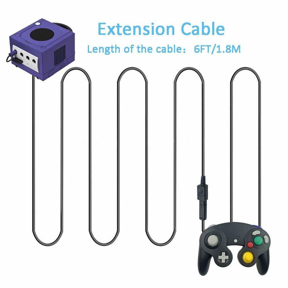 Nintendo Gamecube Controller Extension Cable 6ft Etsy
