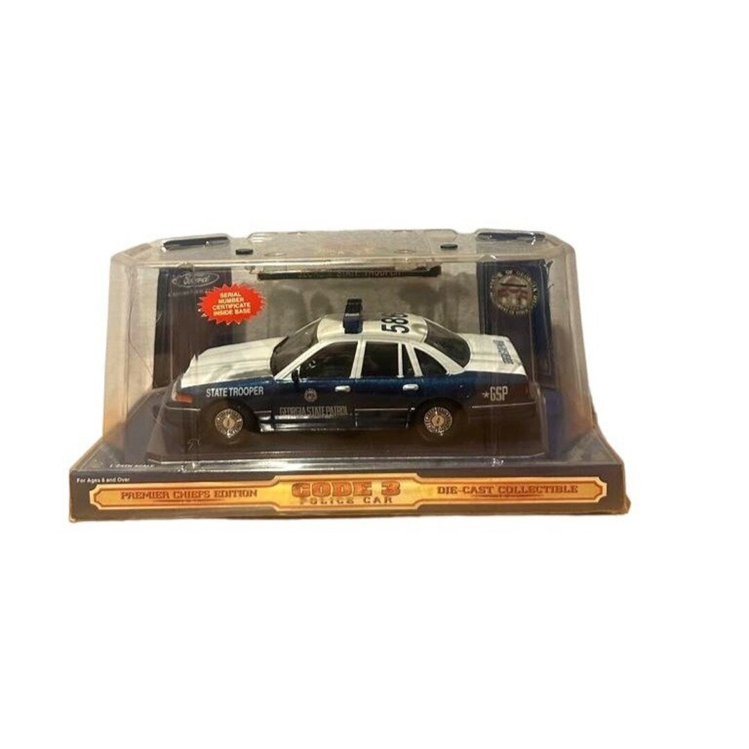 Code 3 Die Cast Police Car Highway Patrol 124 Etsy