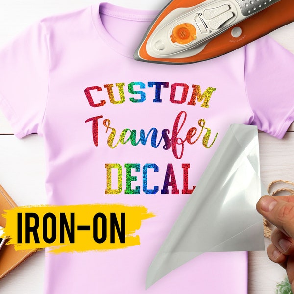 Retro  Vintage Iron-On Transfers - Custom Fabric Decals for Nostalgic Apparel - Revive the Classics