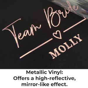 Custom Text Iron-On Transfer, Single or Multi Line Wording, DIY T Shirt HTV Vinyl image 10