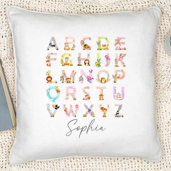 Alphabet Cushion Etsy