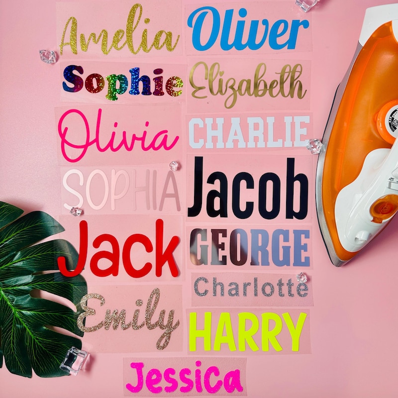 School Bag Name Transfer - Etsy UK