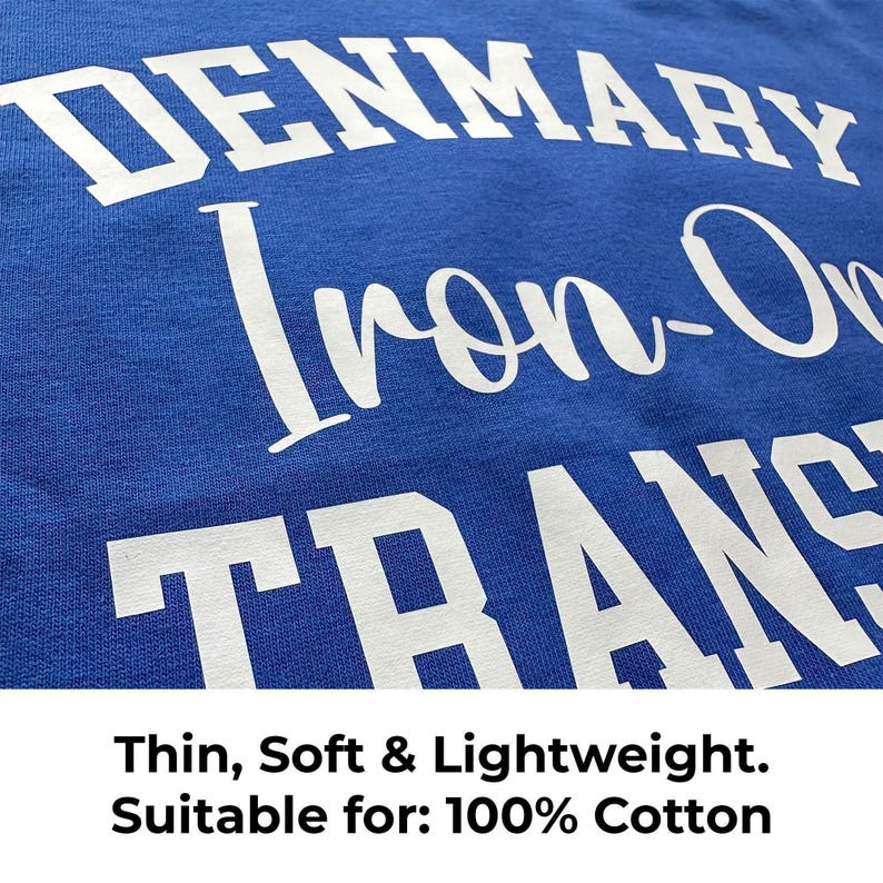 Custom Text Iron-On Transfer, Single or Multi Line Wording, DIY T Shirt HTV Vinyl image 8