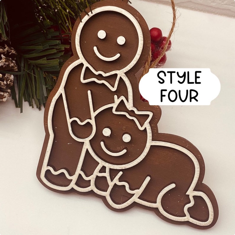 RUDE Gingerbread People Christmas Decorations Wooden Sexual Etsy