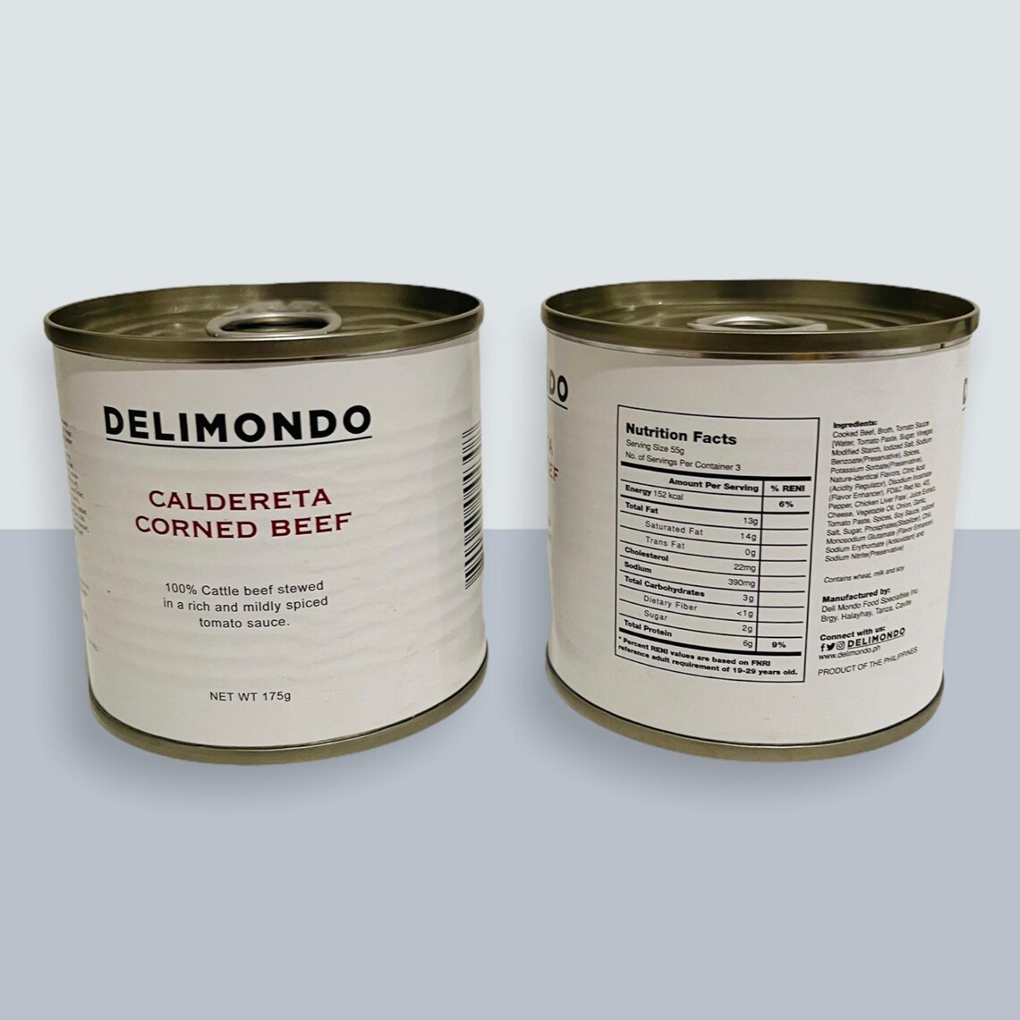 Authentic Delimondo Caldereta Corned Beef 260g or 175g Etsy