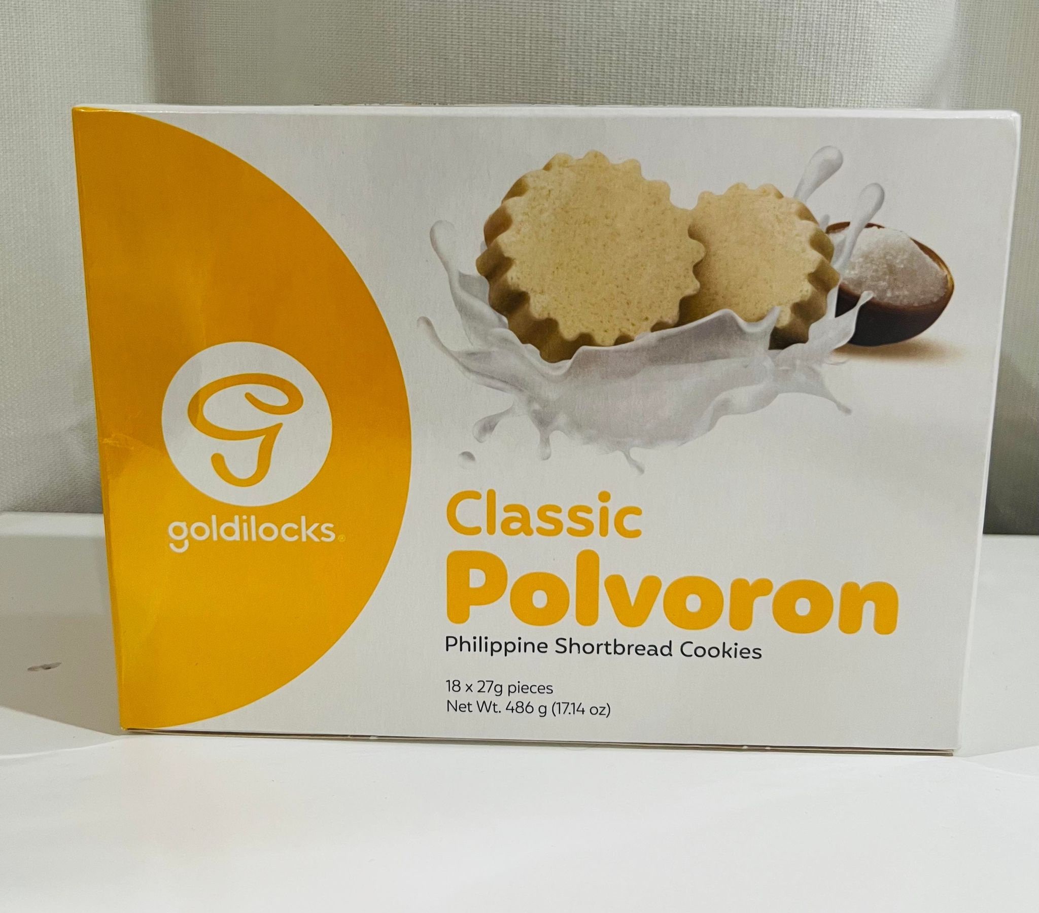 Goldilocks Classic Polvoron 1box 18pcs 500g Philippines Shortbread