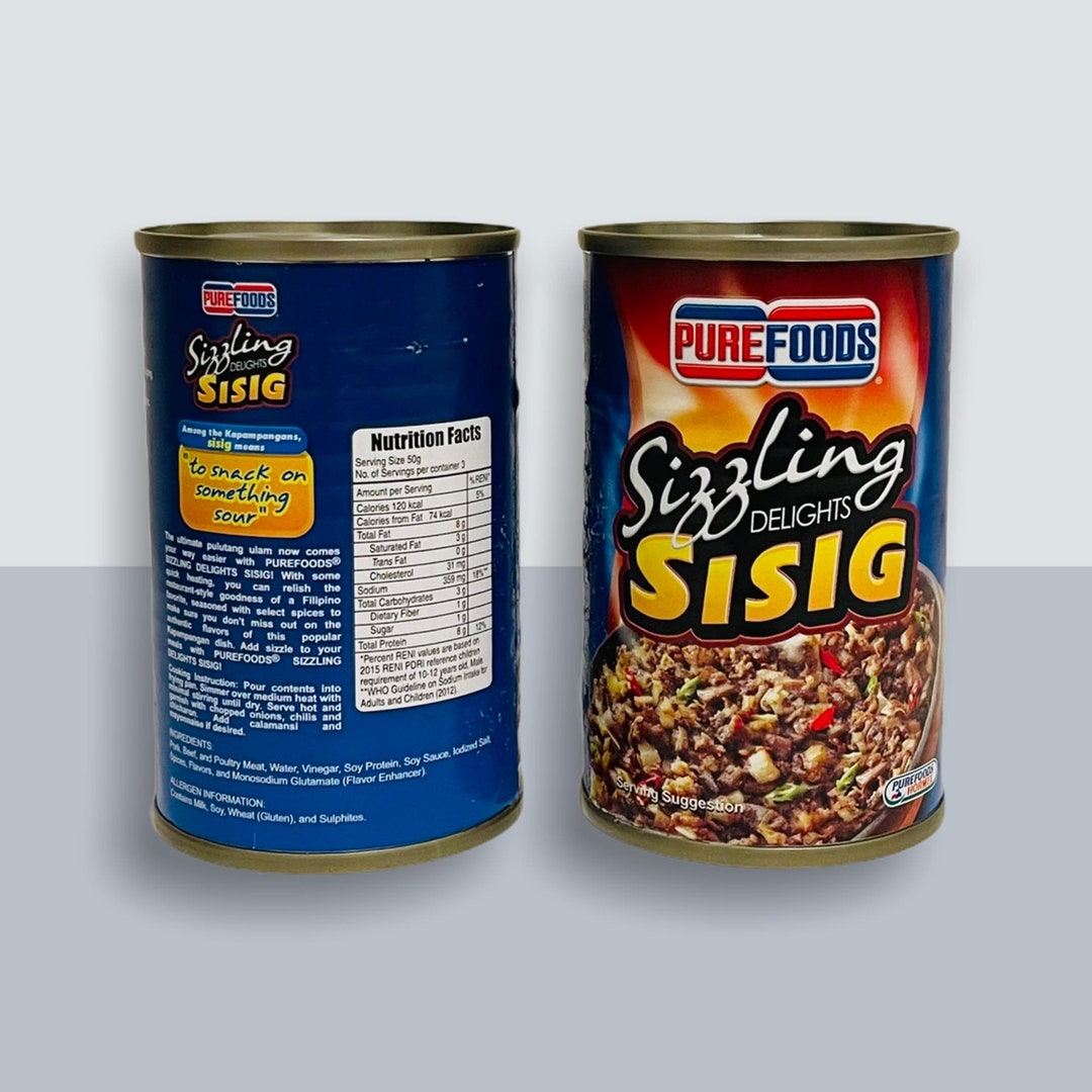 Purefoods Sizzling Sisig 150g Filipino Food Made in the Philippines