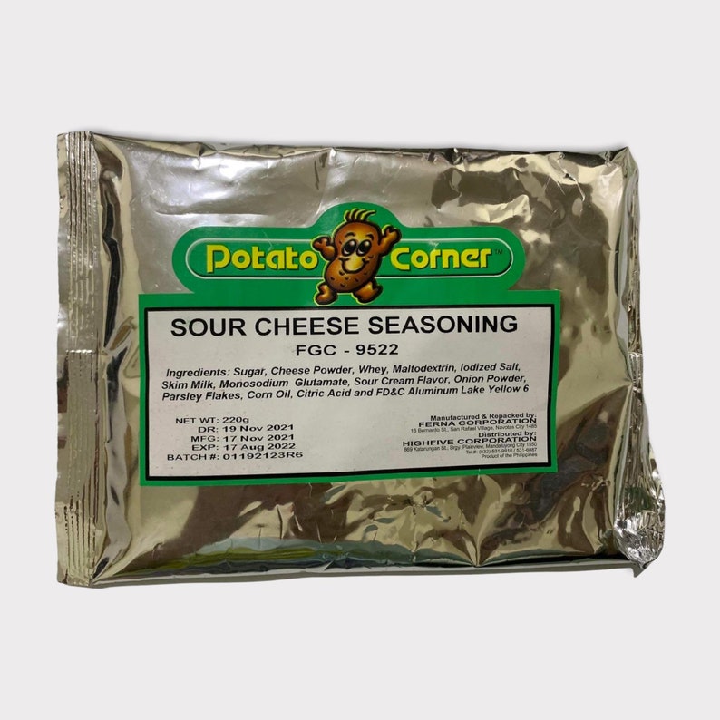 Potato Corner Seasoning Powder 220g Cheese Sour Cream Etsy Canada