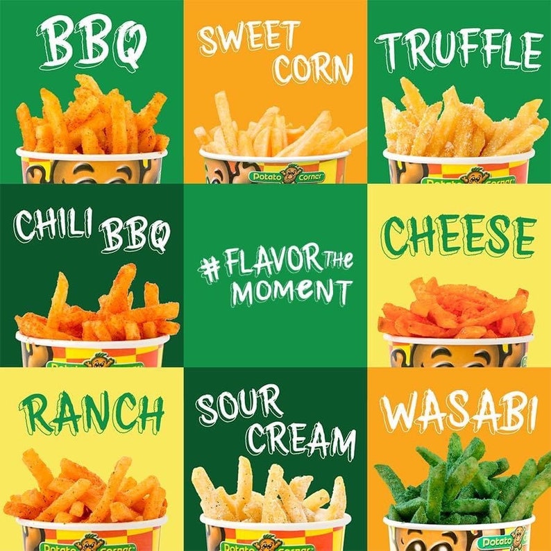 Potato Corner Seasoning Powder 220g Cheese Sour Cream Etsy Canada