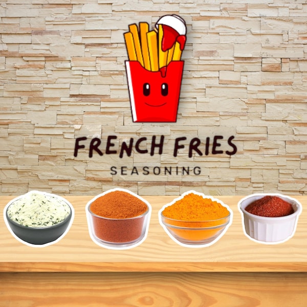 French Fries Powder Seasoning | Cheese | BBQ | Sour Cream & Onion | Chili BBQ | For Tater Tots, Nuggets,Fries | Snacks |Made in Philippines