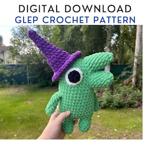 DIGITALER DOWNLOAD Glep Häkelanleitung lächelnde Freunde