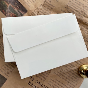 Ivory RSVP Envelope - 90x145mm