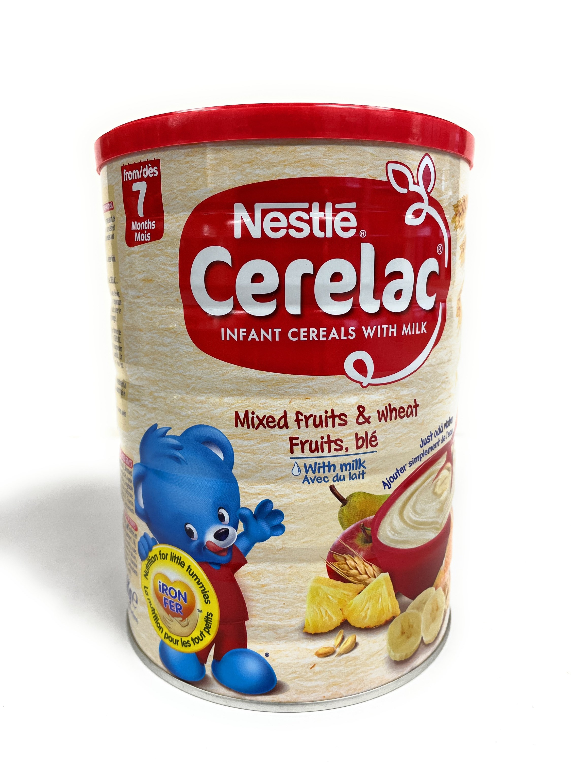 Nestle CERELAC Infant Cereal with Milk Mixed Fruits with Milk from 8  months, 250g Bag in Box Pack