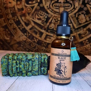 Tlaloc Azteekse God van regenzalfolie