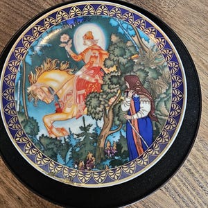 Villeroy & Boch Russian Fairy Tales Decorative Plate Vintage Limited Edition W. Germany Story Book Plate READ