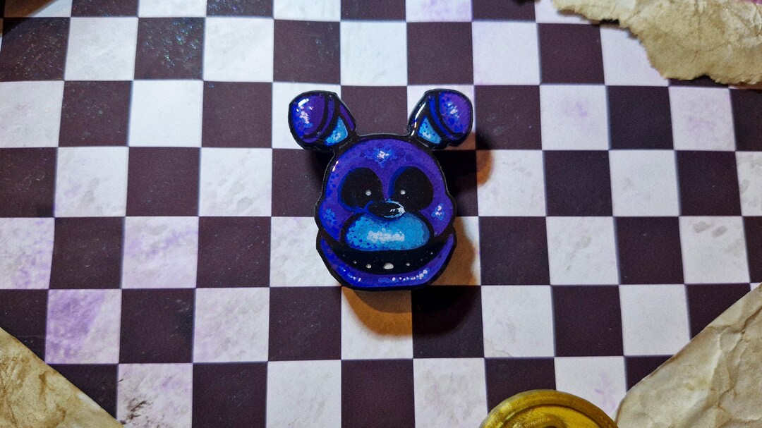 Five Nights at Freddy's Pin Badge - FNAF 1 Bonnie the Bunny - Etsy