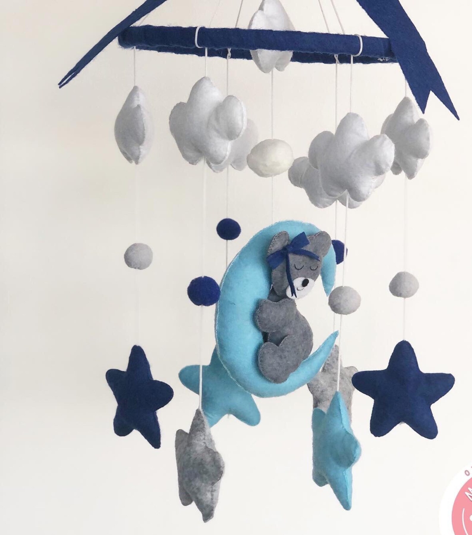 Filz Baby bett mobiles Baby mobileGeschenk für neue Mütter Etsy