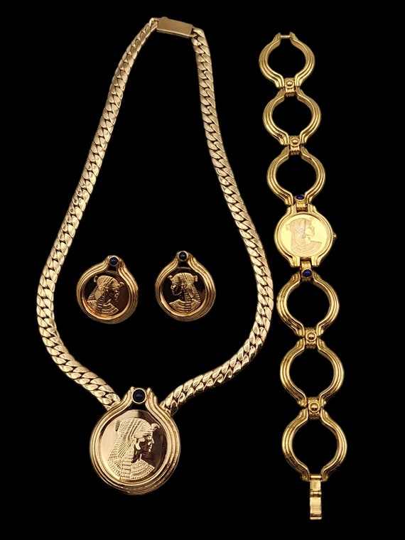 Franklin Mint Cleopatra Jewelry Set