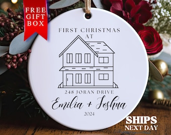 Custom New Home Ornament New Home Christmas Ornaments New Home Keepsake New house ornament Christmas Ornament New House First Christmas Home