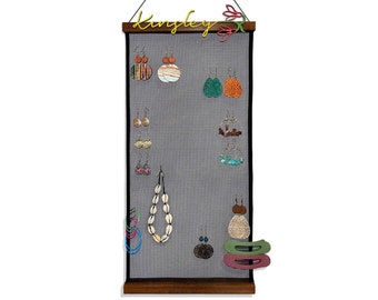 EARRING HOLDER, Earring Organizer, Earring Display, Jewelry Organizer, Wall Earring Holder, Hanging Earring Holder, Hanging Jewelry Display