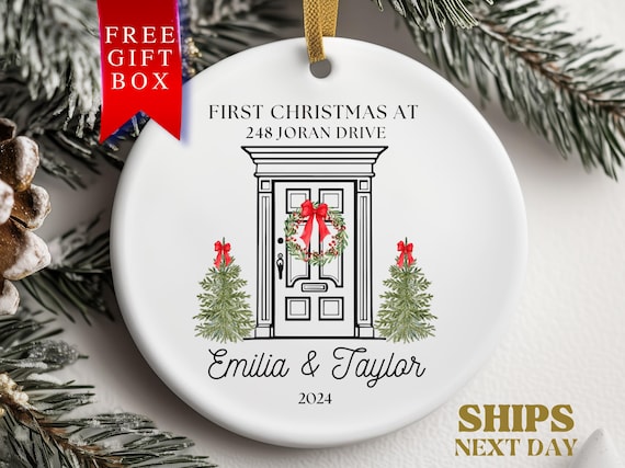 Custom New Home Ornament New Home Christmas Ornaments New Home Keepsake New house ornament Christmas Ornament New House First Christmas Home