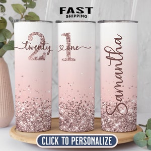 21st Birthday Cups - Etsy