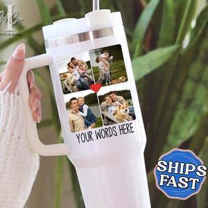 Custom Photo Tumbler Customized Photo Tumbler Photo Travel Mug Personalized Photo Tumbler With Custom Photo 40oz Tumbler Custom Text Tumbler