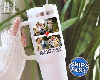 Custom Photo Tumbler Customized Photo Tumbler Photo Travel Mug Personalized Photo Tumbler With Custom Photo 40oz Tumbler Custom Text Tumbler