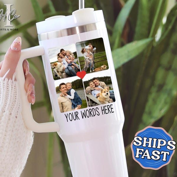 Custom Photo Tumbler Customized Photo Tumbler Photo Travel Mug Personalized Photo Tumbler With Custom Photo 40oz Tumbler Custom Text Tumbler