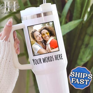 Custom Photo Tumbler Customized Photo Tumbler Photo Travel Mug Personalized Photo Tumbler With Custom Photo 40oz Tumbler Custom Text Tumbler