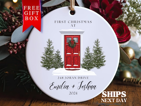 New Home Christmas Ornaments, New Home Keepsake, New Home Ornament, New house ornament, Christmas Ornament New House, First Christmas Home