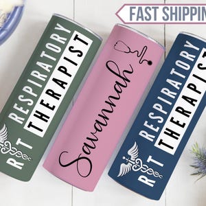 Respiratory Therapy Gifts, Respiratory Therapy Tumbler, RRT Tumbler, RT Nursing Gift, Rt Gifts, RT Nurse Gift, Respiratory Therapist Cup