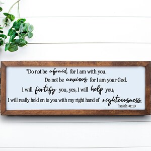 Bible Verse Sign | For I Am With You | JW Gifts | JW Pioneer Gifts | Scripture Quote | JW Gift | Pioneer Gifts Jw