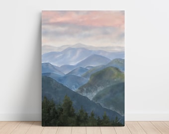 Elysian | Blue Ridge Parkway | Blue Ridge Mountains Art | Appalachian Mountain | Landscape Wall Art | North Carolina Art