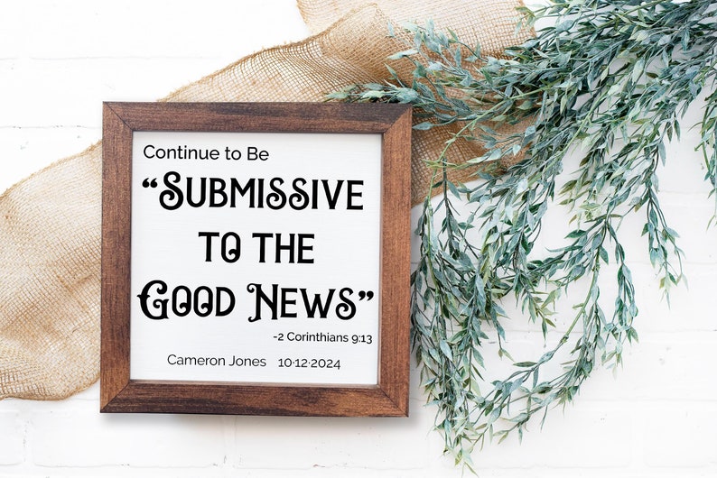 JW Baptism Gift Baptism Keepsake wood Sign Jw Gift Personalized Baptism