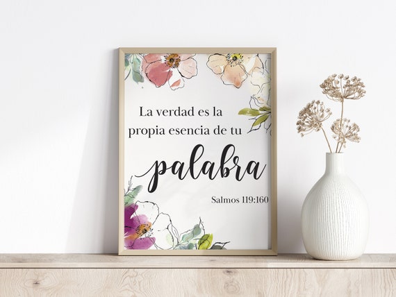 Texto del Año 2023 JW Español / Impresión de Arte / Salmos / - Etsy México