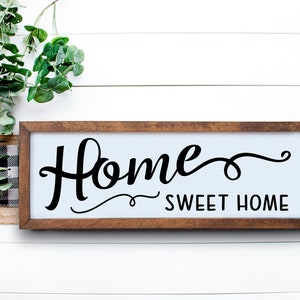 Home Sweet Home Wood Sign| Welcome Sign | Entryway Decor| Housewarming Gift |